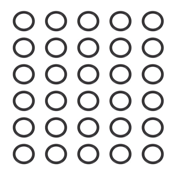 50Pcs O-ring Seals 15mm EPDM Rubber Sealing O-Rings for Equipment Sealing