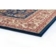 thumbnail image 5 of Sensation Traditional 9' x 12' Navy and Beige Polypropylene Indoor Area Rug, 5 of 8