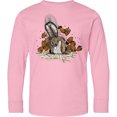 thumbnail image 3 of Inktastic Squirrel Superhero Landing with Acorns Long Sleeve Youth T-Shirt, 3 of 5
