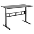 thumbnail image 1 of Derby Economical Manual Sit-Stand Desk - Black - UCWDHEBK, 1 of 9