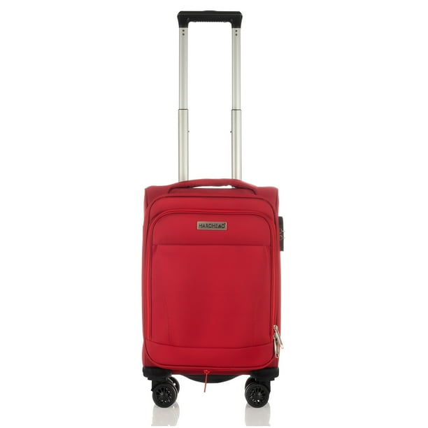 Maleta De Viaje Suave De Tela Original Nueva Hardhead In Heaven Rojo Equipaje De 18 Pulgadas