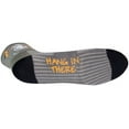 thumbnail image 2 of SockGuy Hang in There Classic Socks - 3 inch, Gray/Multi, Small/Medium, 2 of 5