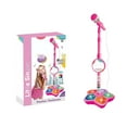 thumbnail image 1 of Kids Microphone With Stand Microphone For Kids Kid Karaoke Machine For Girls Toddler Microphones Kid Microphones For Singing Musical Toy For Fun Sound Effects For Children, 1 of 4
