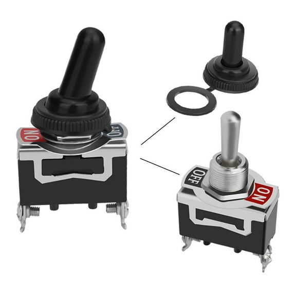 ITSELFER 2Pcs Car Boat Auto Toggle Switch Part Convenient Toggle Switch Marine Toggle Switch Replacement