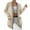 White, variant on Plus Size Knit Cardigan Sweater Open Front Long Sleeve Pocket Outwear Cozy Casual Loose Fit Jacket For Fall Winter Fashion Women Casual Dress Sweater Long Sleeve Hoodie Womens Long Hooded Sweatshirt