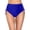 Z1-Blue, variant on Women's High Waisted Bikini Bottoms, Duoif Tummy Control Ruched Bathing Suit Womens Swim Bottoms Red L