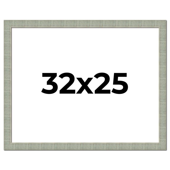 32x25 Frame Green Desert Pear Solid Wood Picture Frame | 1.625 Inch Moulding Width | Interior Frame