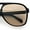 Black - Brown, variant on Mens Iconic Large Tear Drop Racer Plastic Fashion Sunglasses Black - Beige