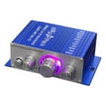 thumbnail image 3 of Mini amplificador de Audio, 12V, aleación de aluminio, CD, DVD, MP3, entrada, receptor estéreo portátil para ordenador portátil, de Audio Azul sin cable, 3 of 8