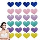 thumbnail image 1 of 12 pares de cubiertas para pezones desechables de satén con forma de corazón, pegatinas autoadhesivas para cubrir el pecho, pegatinas de pétalos para mujeres, 1 of 6