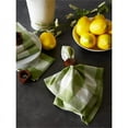 thumbnail image 6 of Contemporary Home Living Set of 6 2" Brown Light Finish Wood Band Napkin Rings, 6 of 11