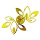 thumbnail image 5 of Reloj de pared con espejo acrílico, moderno, decorativo y preciso, con pegatinas de espejo. Oro, 5 of 9