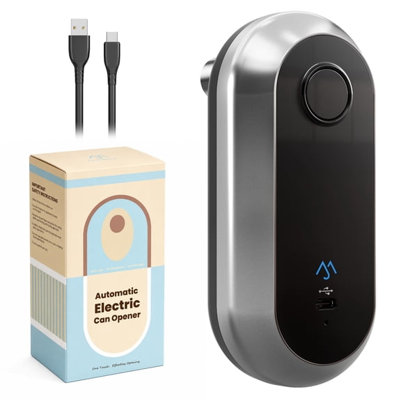 Moreblue One-Touch Automatic Electric Can Opener, USB-C Rechargeable Can Opener Smooth Edge, Hands-Free Countertop Electric Can Opener for Seniors, Arthritis, Weak Hands, Kitchen Gadget Gift