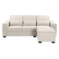 thumbnail image 1 of Sofá Love Chaise Derecho en L Eros 3 Plazas Crema para Sala, 1 of 8