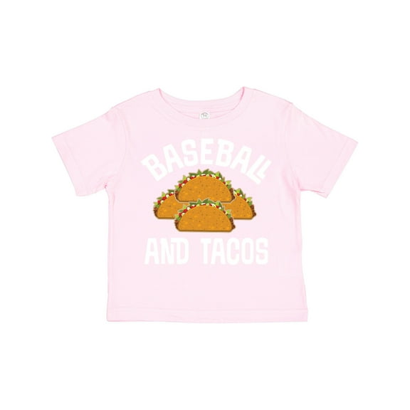 Inktastic Baseball and Tacos Boys or Girls Toddler T-Shirt