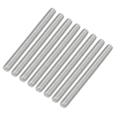 

Uxcell 8Pack M8 x 85mm 1.25mm Pitch 304 Stainless Steel Fully Threaded Rod Bar Studs
