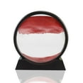 thumbnail image 6 of Rbaofujie Room Decorations Moving Sand Art Picture Round Glass 12inch Hourglass Natural Flowing Sand Picture Moving Grit Hourglass 50ml Pride Decorations Red, 6 of 7