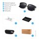 thumbnail image 5 of Cyxus Lentes de Sol Polarizadas Gafas para Mujeres 100% Bloquear UV Anteojos Anti Deslumbramiento Antireflejante 1913B01 Cyxus Style, 5 of 5