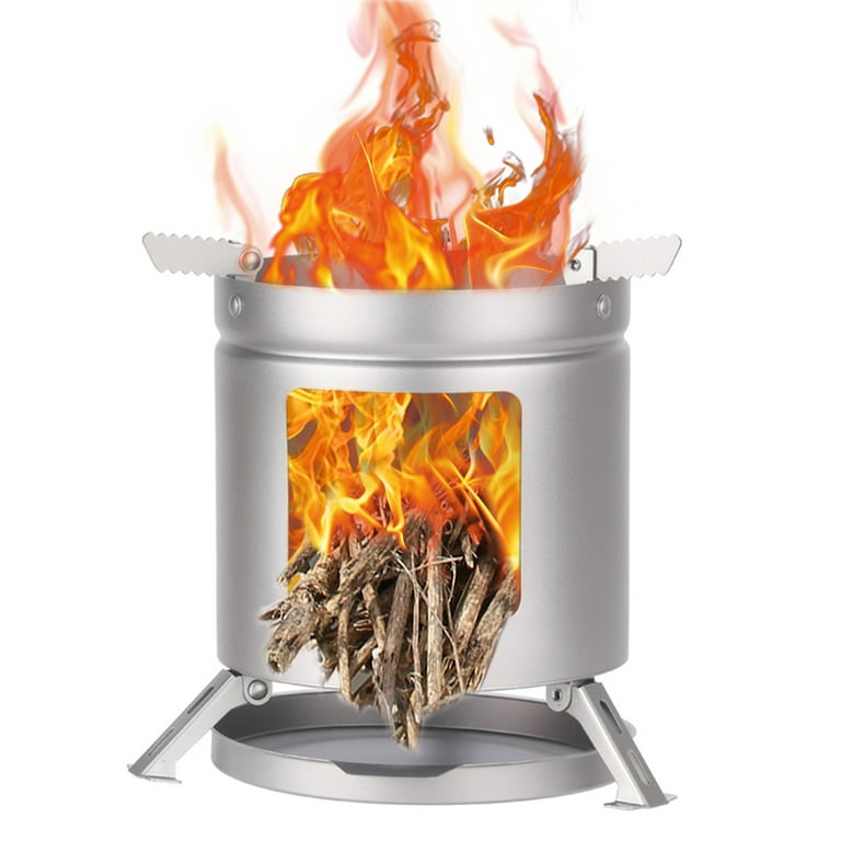 Ultralight wood top burning stove