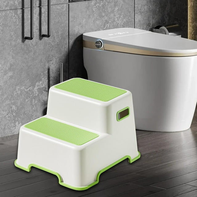 Taburete escalonado Hugo para niños pequeños Trapezoidal Verde