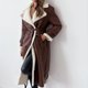 thumbnail image 4 of Parkas de manga larga para mujer, chaqueta polar grande, abrigo largo cálido, abrigo tipo suéter, abrigos de algodón para niñas, 4 of 9