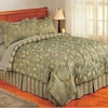 Hometrends Green Jacquard Bed in a Bag Bedding