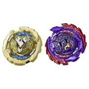 Beyblade Burst QuadDrive Berserk Balderov B7 and Cyclone Belfyre B7 Battling Tops