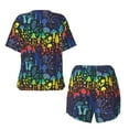 thumbnail image 5 of Xecao Magical Mushrooms and Flowers print Swimsuit for women, Summer-ready, sporty style.Quick-dry fabric. Many sizes & colors., 5 of 9