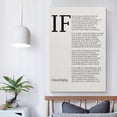 thumbnail image 5 of IF Rudyard Kipling Motivational Inspirational White Artworks Canvas Poster Room Aesthetic Wall Art Prints Home Modern Decor Gifts 20x30inch(50x75cm), 5 of 6