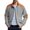 Light Gray, variant on Mens Coats And Jackets Autumn Winter Color Block Print Stank Long Sleeve Zip Up Casual Lightweight Coat Holiday Wear,White,XXXL
