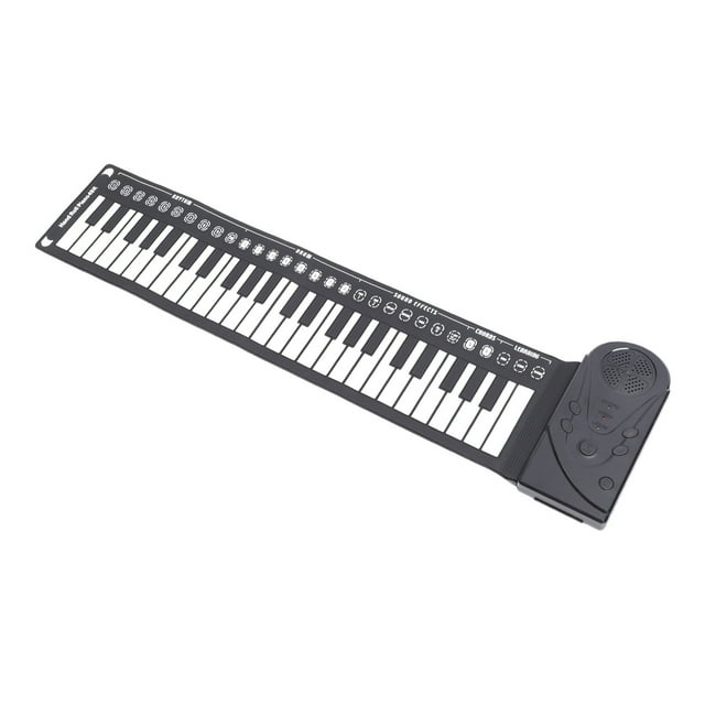 Roll Up Piano, Portable Piano 49 Keys 16 Level Volume Control for Travel