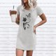 thumbnail image 3 of Vestido Seaxy de manga corta con estampado de verano y cuello redondo informal a la moda para mujer Fridja bnh3193, 3 of 4