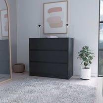 Bedroom Dressers Avra 3 Drawer Dresser, Manufactured Wood Top and Front Chest of Drawers,Chests For Bedroom