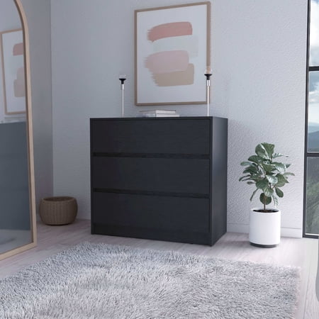 Bedroom Dressers Avra 3 Drawer Dresser Manufactured Wood Top and Front Chest of Drawers Chests For Bedroom