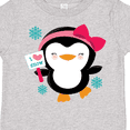 thumbnail image 4 of Inktastic Penguin Girl Snowflakes Girls Toddler T-Shirt, 4 of 5
