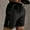 Black, variant on COSFO Solid Running Shorts for Men Relaxed Fit Athletic Shorts Drawstring Elastic Waist Summer with Zipper Pockets Shorts