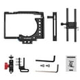 thumbnail image 2 of Video Andoer Camera Cage + Top muchos + 15 mm Kit Baseplate BasePlate Película de video Película Estabilizador Aleación de Aluminio Con Adaptador de Montaje de la Abrazadera de, 2 of 7