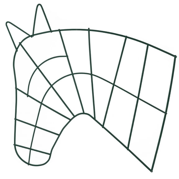 AURARMLET Green Metal Horse Wreath Frame Iron Craft Tool for Wreath Making and Home Decoration