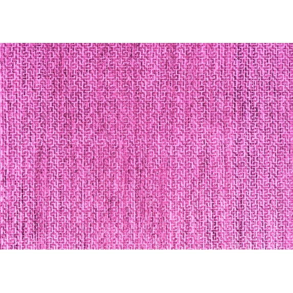 Ahgly Company Indoor Rectangle Abstract Pink Modern Area Rugs, 4' x 6'