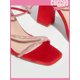 thumbnail image 4 of Party Collection Women Shoes Rhinestone Decor Chunky Heeled Ankle Strap Black Sandals Valentines Day, 4 of 4
