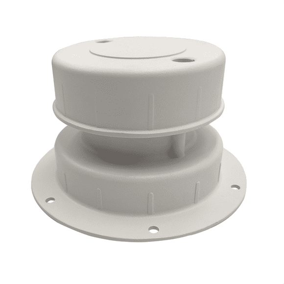 Aluminum RV Roof Sewer Plumbing Vent Cap Kit- Exterior Accessories for Trailers, Campers, and Motorhomes 1 Pack,1 x Aluminum RV Roof Sewer Plumbing Vent Cap Kit,White