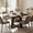Walnut, variant on DRLOVELY 43.3" to 59" Extendable Round Dining Table for 4 to 6, Farmhouse Kitchen Table with Storage Shelf, Space Saving Wood Dinner Table for Dining Room, Small Spaces, Walnut