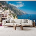 thumbnail image 2 of Wallpaper Positano resort Italy Peel and Stick Wall Murals 69"H x 96"W Removable PVC Wall Paper Self-Adhesive Wall Paintings Art Decor for Bedroom Living Room, 2 of 7