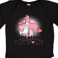 thumbnail image 4 of Inktastic My Mimi Loves Me Llama Girls Long Sleeve Baby Bodysuit, 4 of 5