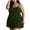 Army Green, variant on Womens Plus Size Nightgown Sleeveless Sleepwear Sleep Tank Chemise Sleepshirts Slip Night Dress Hot Pink
