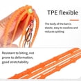 thumbnail image 4 of Artificial Baits Trolling Baits Fishing Tackle Squid Skrit Lure Soft Lures with Double Barbed Hook 15cm 10g, 4 of 16