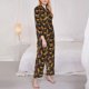 thumbnail image 3 of Balery German Shepherd Dog Conjunto de Pijama con Estampado para Mujer, Conjunto de Dos Piezas con Manga Larga, Ropa de Dormir Suave con Bolsillos, Pijamas Cómodos-XX-Large, 3 of 7