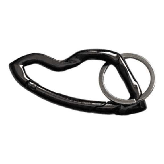 KUFptva Stylish Star Carabiner Keychain Minimal Stainless Steel Star Carabiner Keychain Pendant for Bags and Backpacks