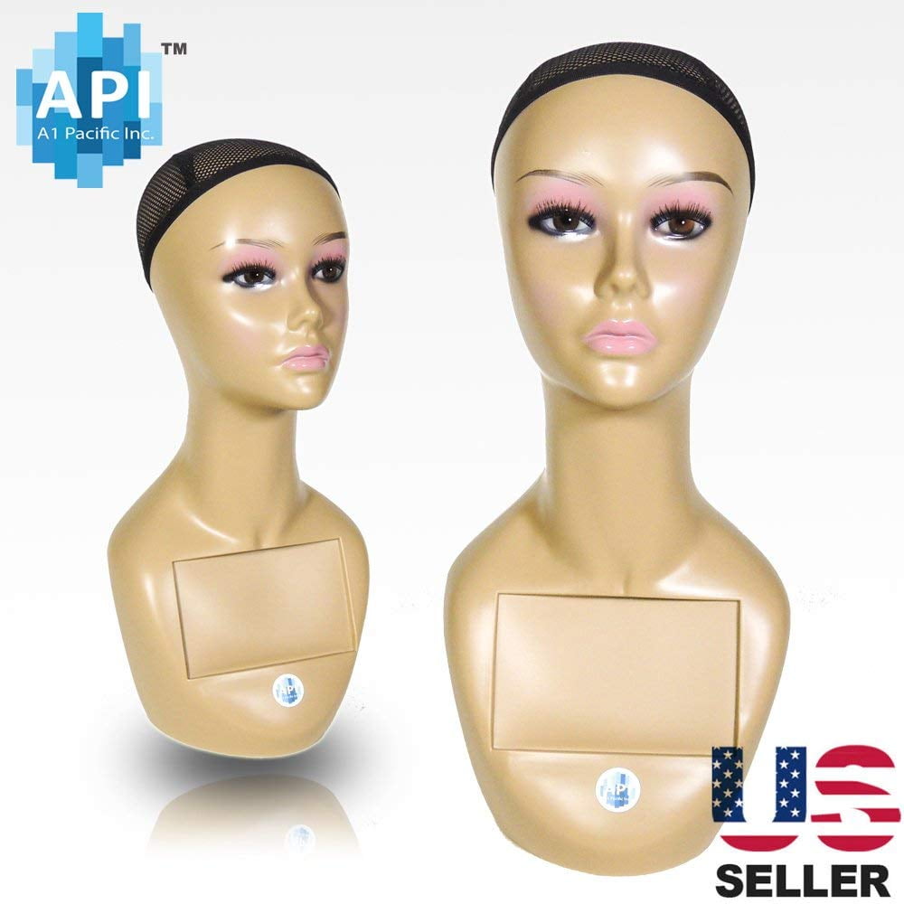 18" Female Life size Mannequin Head for Wigs, Hats, Sunglasses Jewelry Display A2