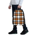 thumbnail image 7 of Defioc Orange Plaid Pattern Carry on Backpack,16.5x12.5x5.5 Personal Item Bag Carry On Backpack Water Resistant Lightweight Daypack, 7 of 7